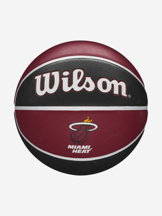 Мяч баскетбольный Wilson NBA Team Tribute Mia Heat, Красный