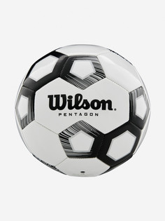 Мяч футбольный Wilson Pentagon, Белый