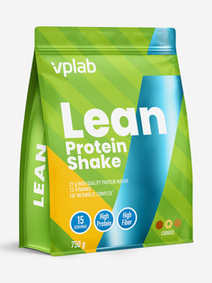 Протеиновый коктейль для похудения VPLAB Lean Protein Shake, клетчатка, L-карнитин, CLA, печенье-крем, 750 г, Зеленый