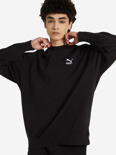 Свитшот мужской PUMA T7 Mock Neck Crew, Черный