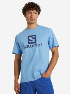 Футболка мужская Salomon Outlife Logo, Голубой