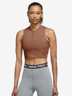 Майка женская Nike Pro Dri-FIT, Коричневый