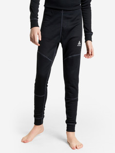 Термобелье низ для мальчиков Odlo Bottom Long Active X-Warm, Черный