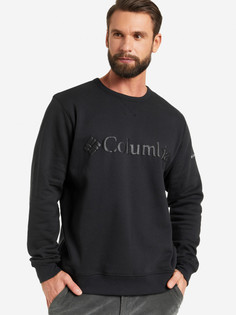Свитшот мужской Columbia M Columbia Logo Fleece Crew, Черный