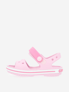 Сандалии для девочек Crocs Crocband Sandal Kids, Розовый