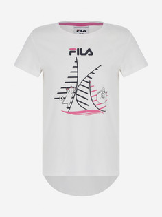 Футболка для девочек FILA, Белый