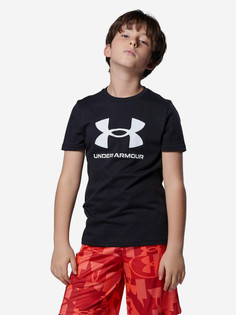 Футболка детская Under Armour Sportstyle Logo SS, Черный