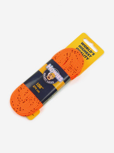 Шнурки хоккейные без пропитки Howies (108"/274), Оранжевый