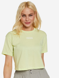Футболка женская Mountain Hardwear Logo Crop Short Sleeve, Зеленый