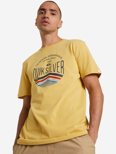 Футболка мужская Quiksilver Sunset Logo Flaxton, Желтый