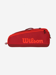 Сумка для 6 ракеток Wilson Tour Maroon, Красный