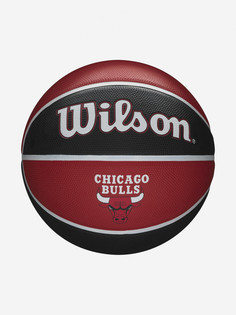 Мяч баскетбольный Wilson NBA Team Tribute Chi Bulls, Красный