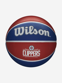 Мяч баскетбольный Wilson NBA Team Tribute LA Clippers, Красный