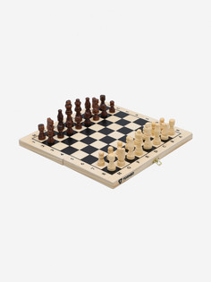 Настольная игра 2 в 1: шахматы, шашки Torneo, Бежевый