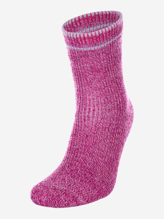 Носки для девочек Columbia Brushed Wool Fleece Crew, 1 пара, Розовый