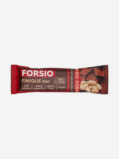 Фруктовый батончик Forsio финиковый с шоколадом и арахисом, 30 г, Коричневый