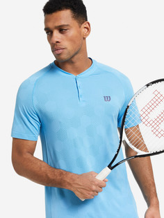 Поло мужское Wilson Power Seamless Henley, Синий