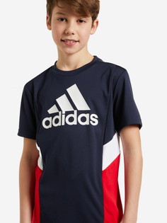Футболка для мальчиков adidas D2M Big Logo, Синий