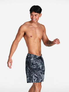Шорты плавательные мужские Speedo Print Leis 18, Черный
