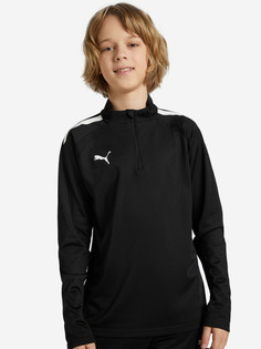 Толстовка тренировочный для мальчиков PUMA Teamliga, Черный