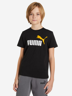 Футболка для мальчиков PUMA Ess+ 2 Col Logo, Черный