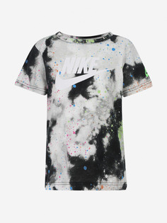 Футболка для мальчиков Nike Tie Dye Futura, Черный