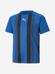 Футболка для мальчиков PUMA Teamliga Striped, Голубой