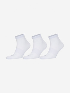 Носки Columbia New Cotton Quarter Socks, 3 пары, Белый