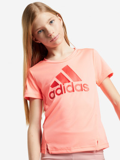 Футболка для девочек adidas, Оранжевый