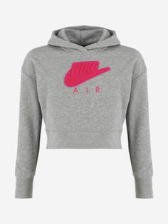 Худи для девочек Nike Air, Серый