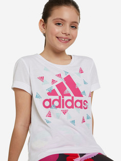 Футболка для девочек adidas Up2Mv, Белый