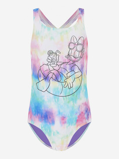 Купальник для девочек adidas Disney Tie Dye Daisy Duck, Мультицвет