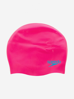 Шапочка для плавания детская Speedo Plain Moulded, Розовый