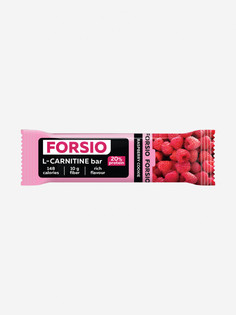 Протеиновый батончик Forsio со вкусом малины и добавлением L-карнитина, 40 г, Мультицвет