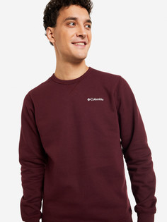 Свитшот мужской Columbia M Columbia Logo Fleece Crew, Красный