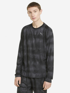 Лонгслив мужской PUMA Studio Graphic, Черный