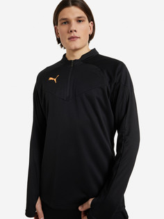 Толстовка футбольный мужской PUMA Individualfinal, Черный