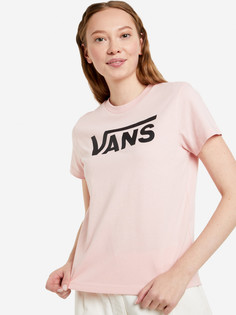 Футболка женская Vans Flying V Crew, Розовый