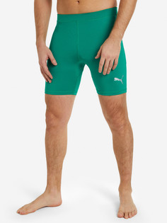 Шорты компрессионные мужские PUMA Liga, Зеленый