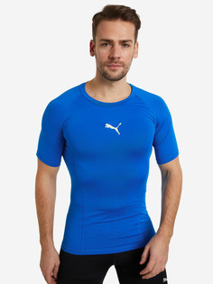 Футболка компрессионная мужская PUMA Liga, Голубой