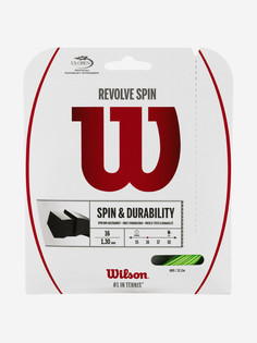 Струна для большого тенниса Wilson Revolve Spin 16 Set, Зеленый