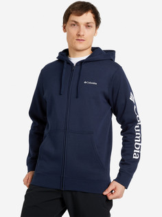 Толстовка мужской Columbia Trek Full Zip Hoodie, Синий