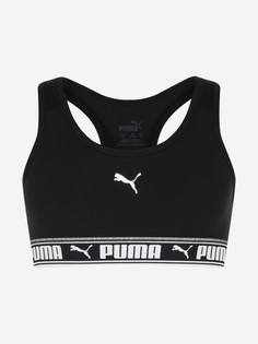 Спортивный топ бра для девочек PUMA Strong, Черный