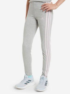 Легинсы для девочек adidas Essentials 3-Stripes, Серый