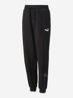 Брюки для девочек PUMA Power Colorblock, Черный