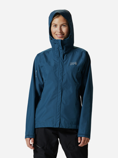 Куртка мембранная женская Mountain Hardwear Exposure/2 Gore Tex Paclite Jacket, Синий, размер 44