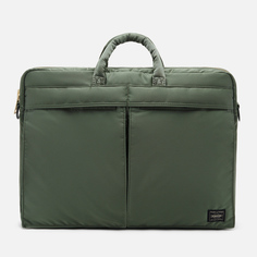 Сумка Porter-Yoshida & Co Tanker 2-Way Briefcase, цвет зелёный