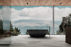 Ванна из полиэфирной смолы 165x78 см Abber Kristall AT9701Onyx