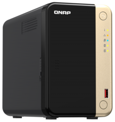 Сетевой RAID-накопитель QNAP TS-264-8G 2 отсека 3,5"/2,5", 2 порта 2,5 GbE BASE-T, HDMI-порт, 2 слота M.2 2280 NVMe SSD, Intel Celeron N5095 2,0 ГГц