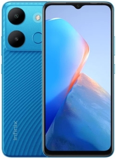 Смартфон Infinix SMART 7 3+64GB Peacock Blue 6.6" IPS HD+ (720*1612), MediaTek MT6761, 4хCortex-A53 2.0GHz, 13MP+AI Lens+5MP front, 5000mAh, Android 1